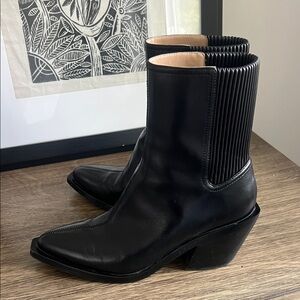 Coach Black Heeled Boots
